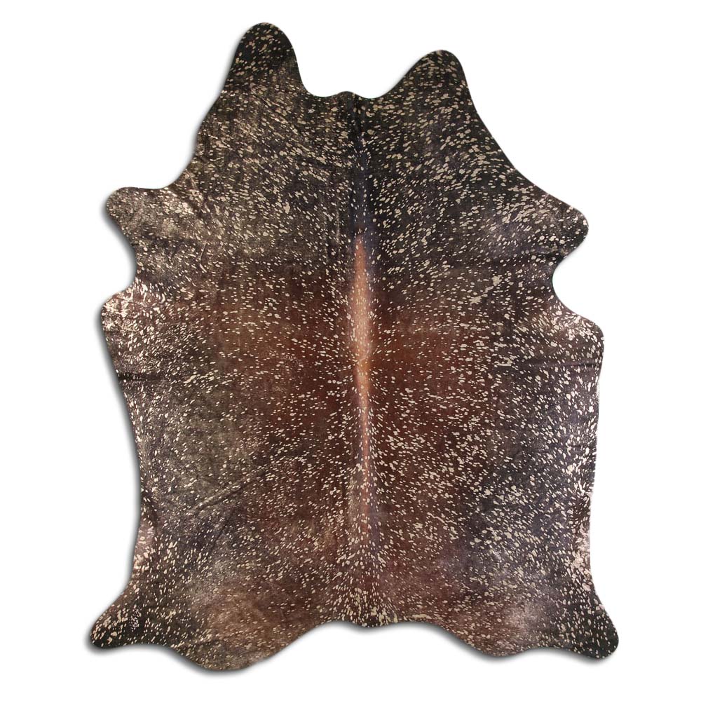 HairOn Cowhide Rug Gold Metallic On Brown — Tandy Leather, Inc.