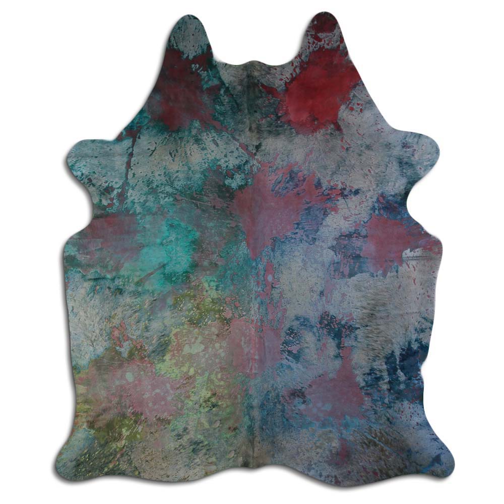 HairOn Cowhide Rug Distressed Colorful — Tandy Leather, Inc.