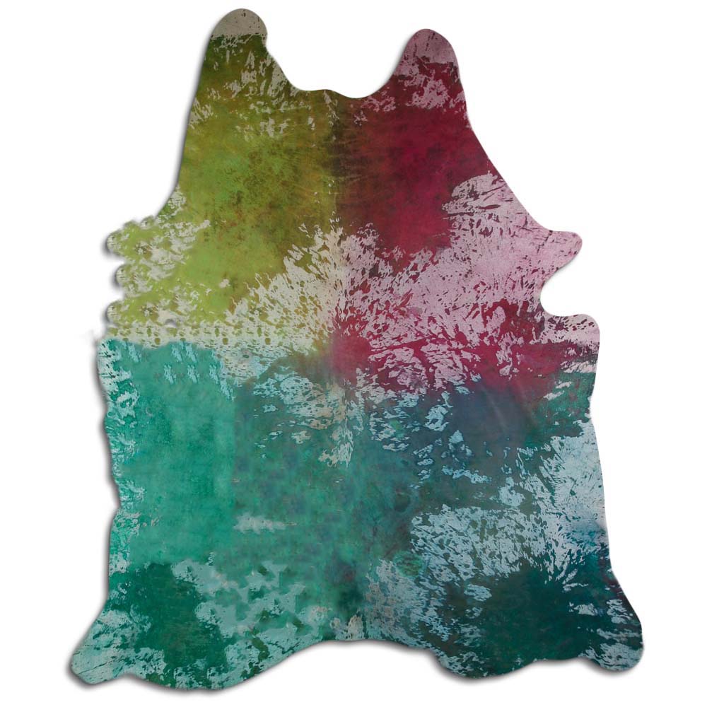 HairOn Cowhide Rug Distressed Colorful — Tandy Leather, Inc.
