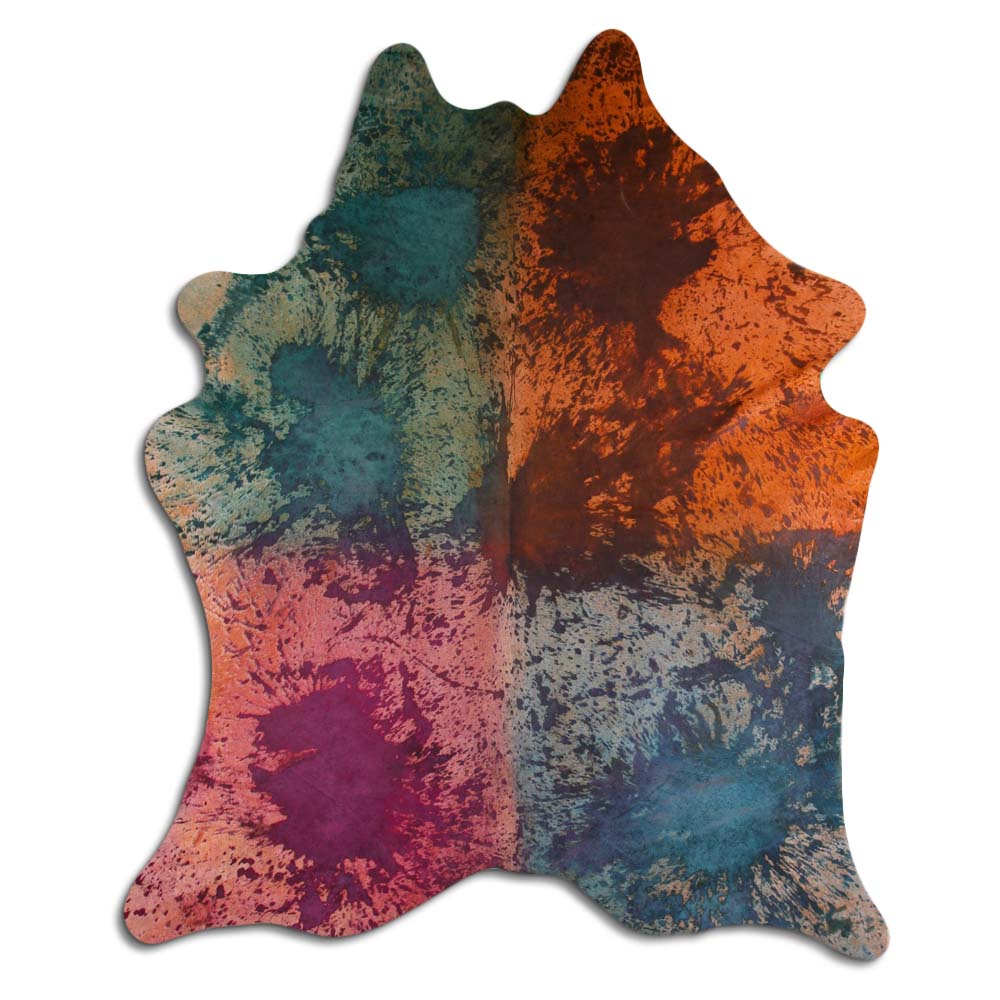 HairOn Cowhide Rug Distressed Colorful — Tandy Leather, Inc.