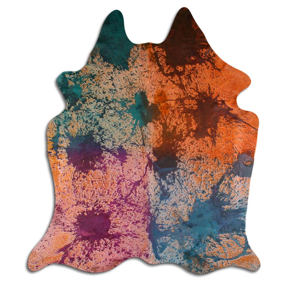 HairOn Cowhide Rug Distressed Colorful — Tandy Leather, Inc.