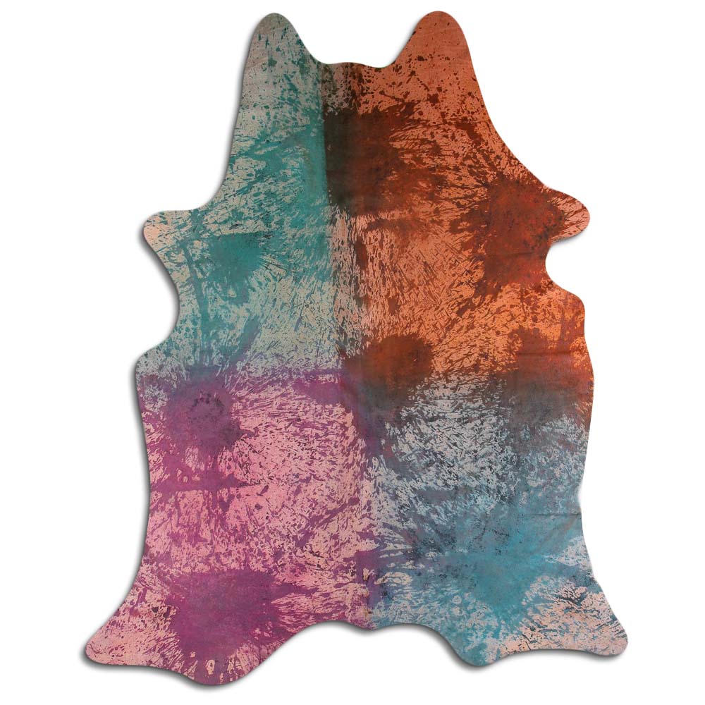 HairOn Cowhide Rug Distressed Colorful — Tandy Leather, Inc.