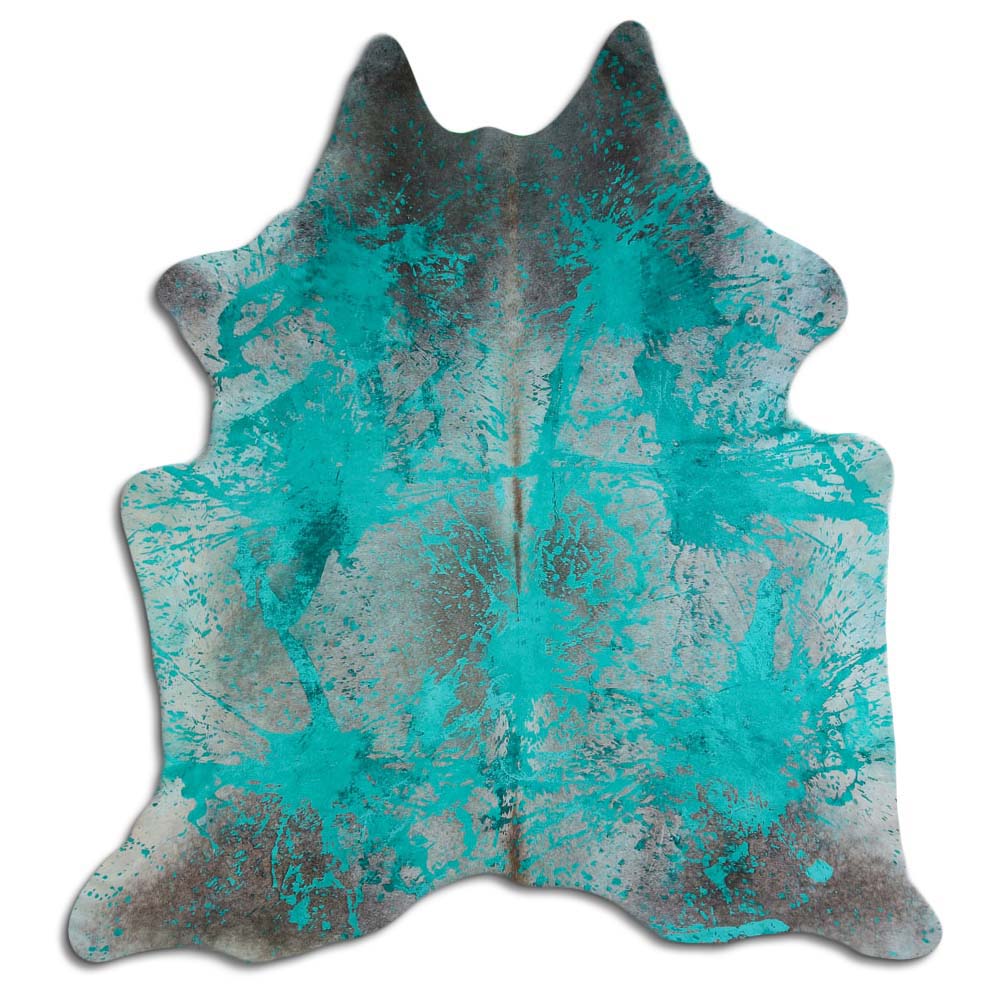 HairOn Cowhide Rug Distressed Emerald Green — Tandy Leather, Inc.