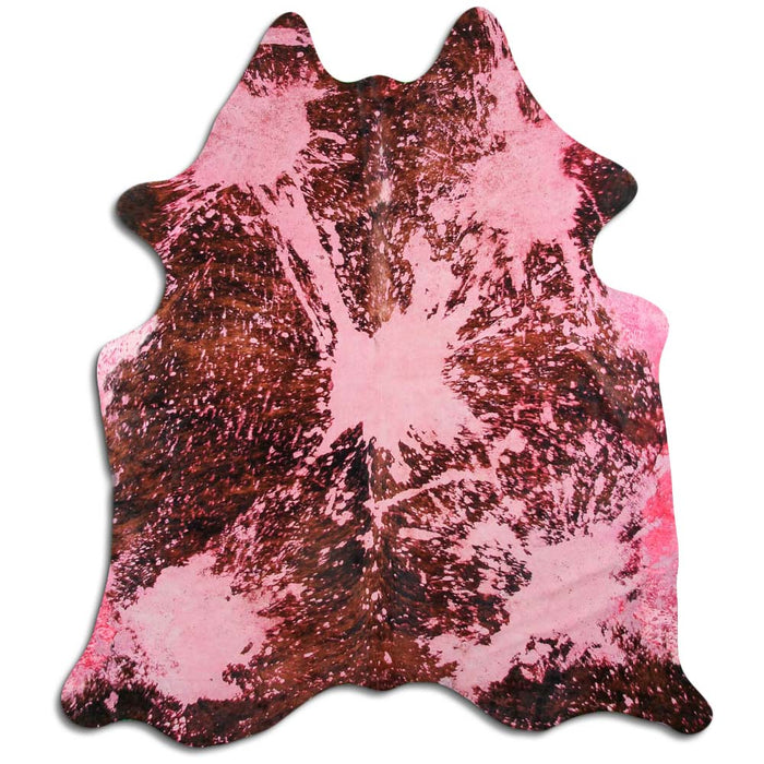 Hair-On Cowhide Rug Distressed Fuchsia — Tandy Leather, Inc.