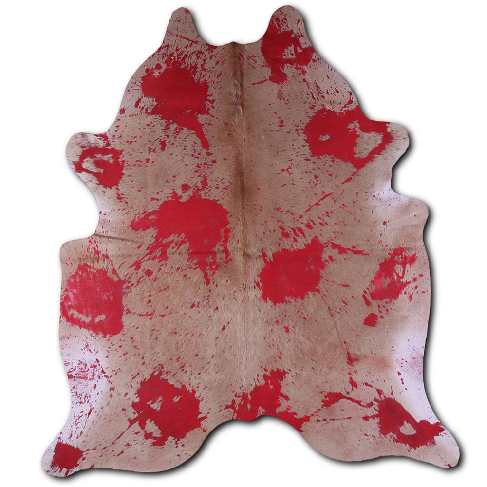 HairOn Cowhide Rug Distressed Red — Tandy Leather, Inc.