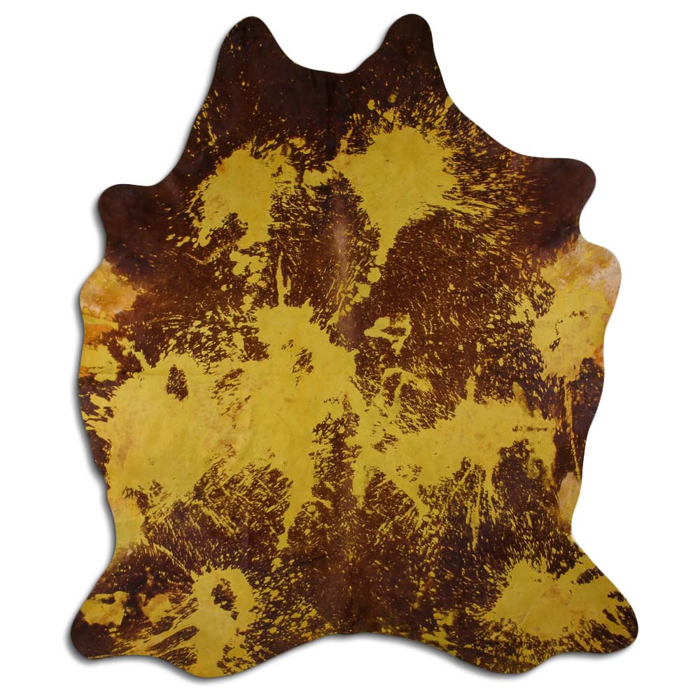 HairOn Cowhide Rug Distressed Yellow — Tandy Leather, Inc.