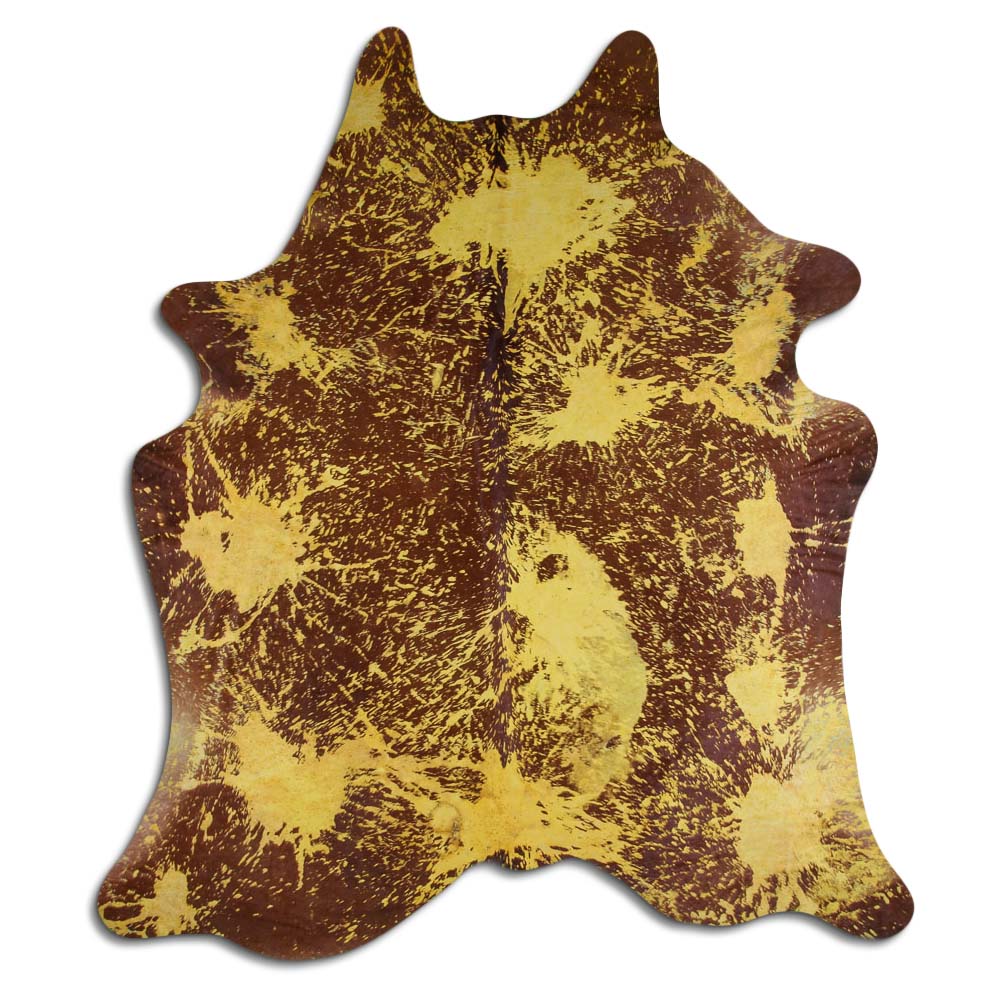 HairOn Cowhide Rug Distressed Yellow — Tandy Leather, Inc.