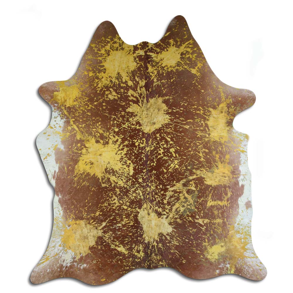 HairOn Cowhide Rug Distressed Yellow — Tandy Leather, Inc.