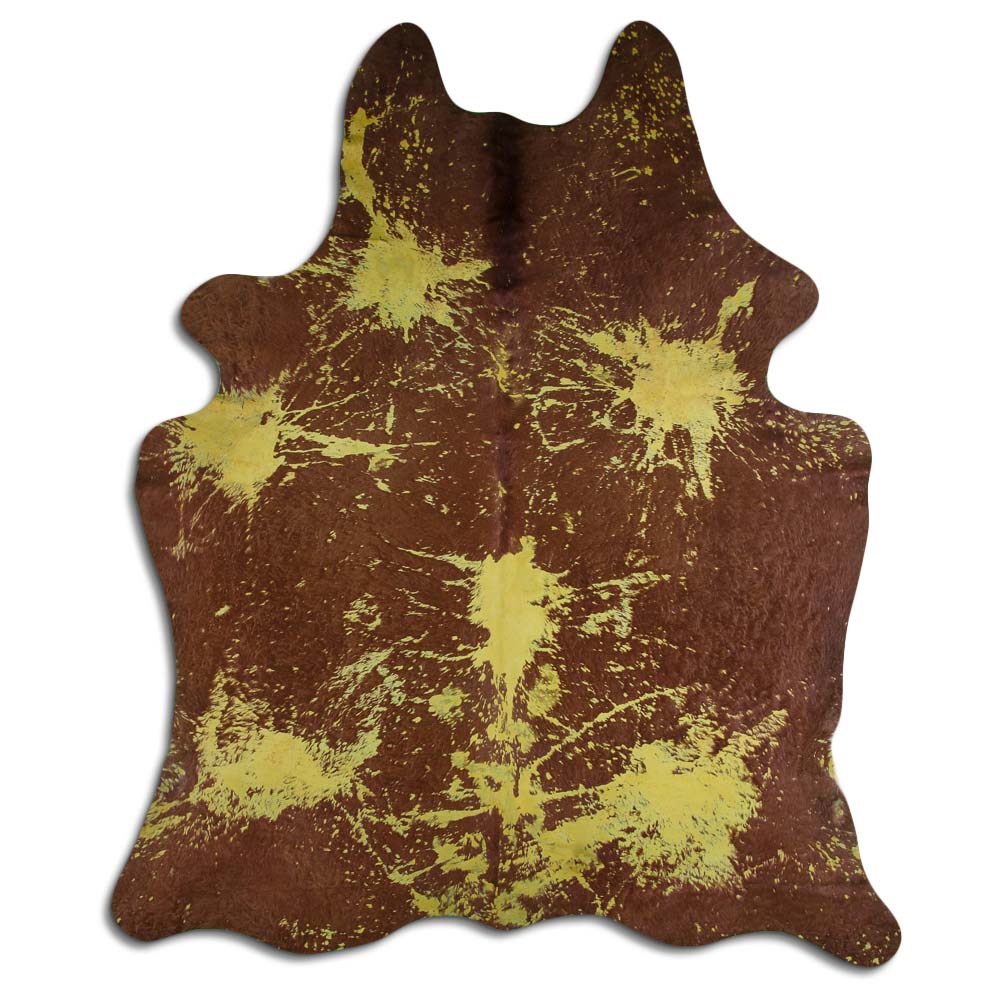 HairOn Cowhide Rug Distressed Yellow — Tandy Leather, Inc.