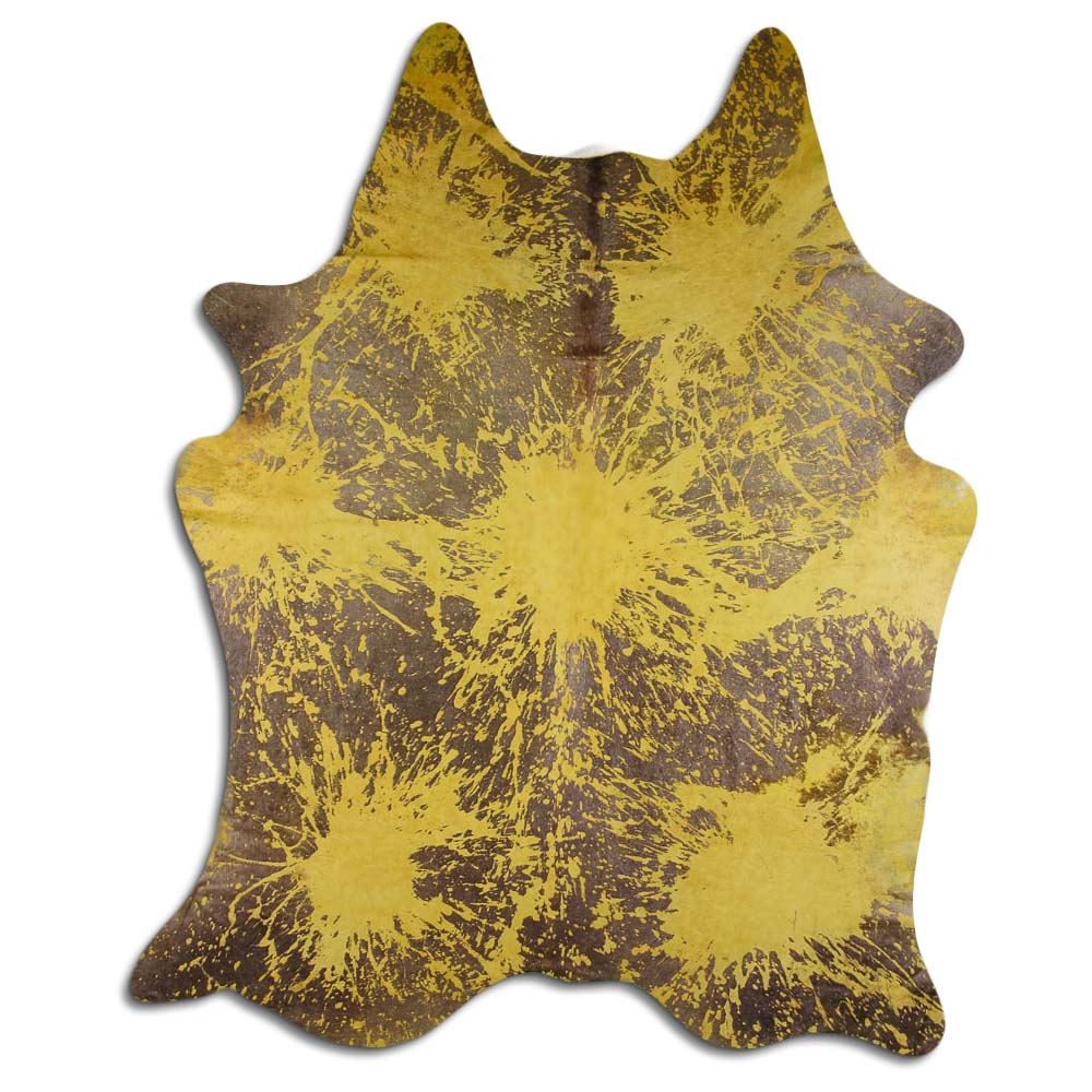 HairOn Cowhide Rug Distressed Yellow — Tandy Leather, Inc.