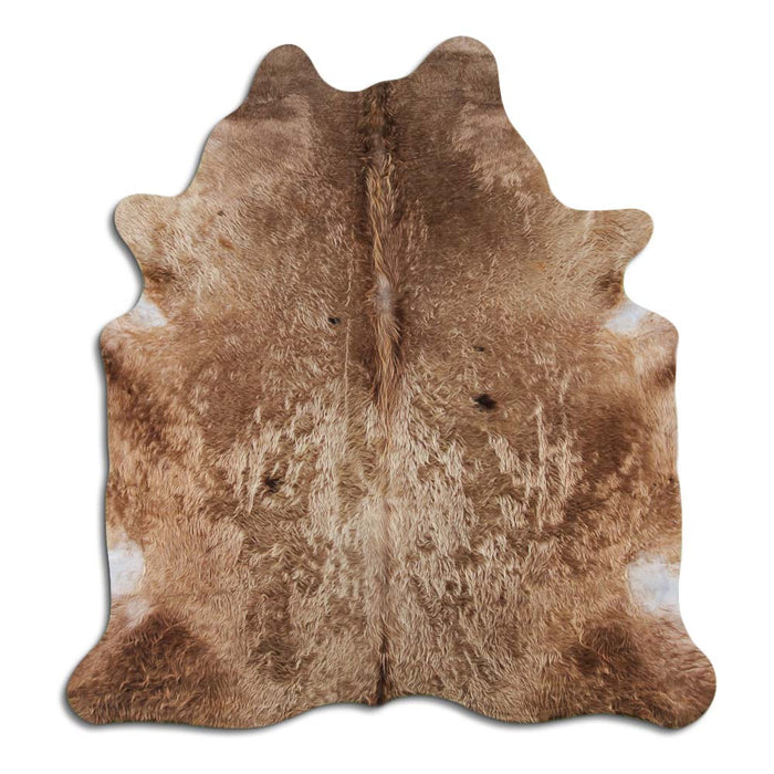 Hair-On Cowhide Rug Dark Champagne