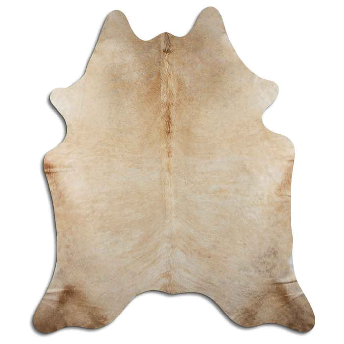 Hair-On Cowhide Rug Beige Brindle