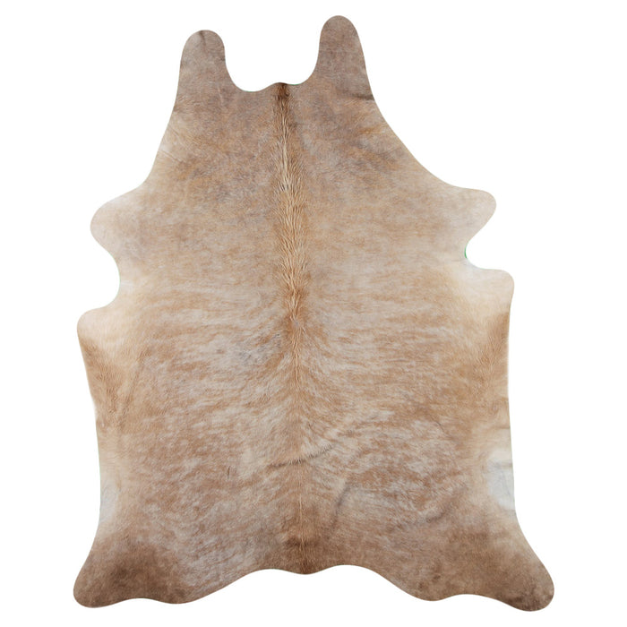 Hair-On Cowhide Rug Beige Brindle