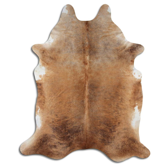 Hair-On Cowhide Rug Beige Brindle