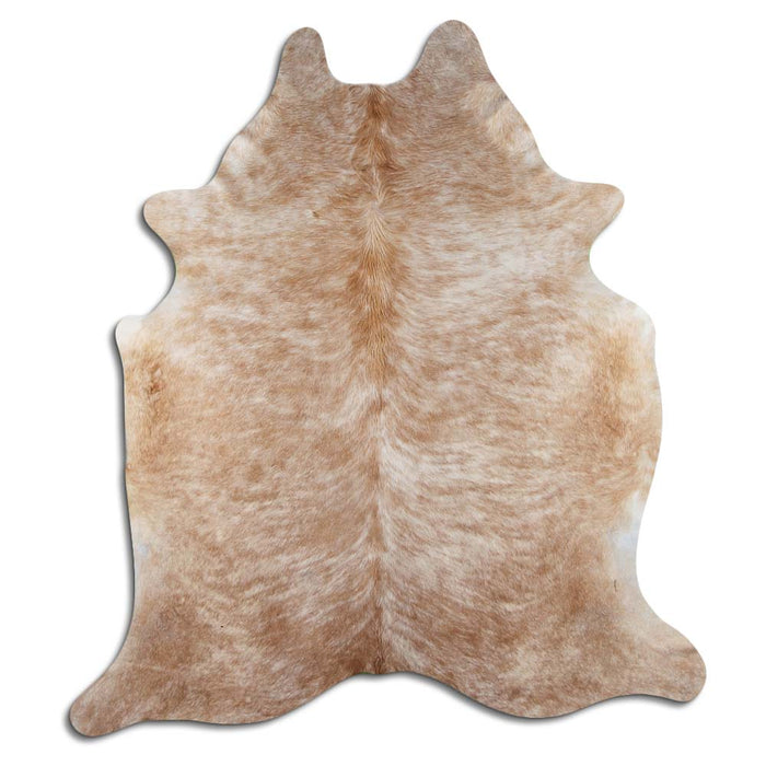 Hair-On Cowhide Rug Beige Brindle