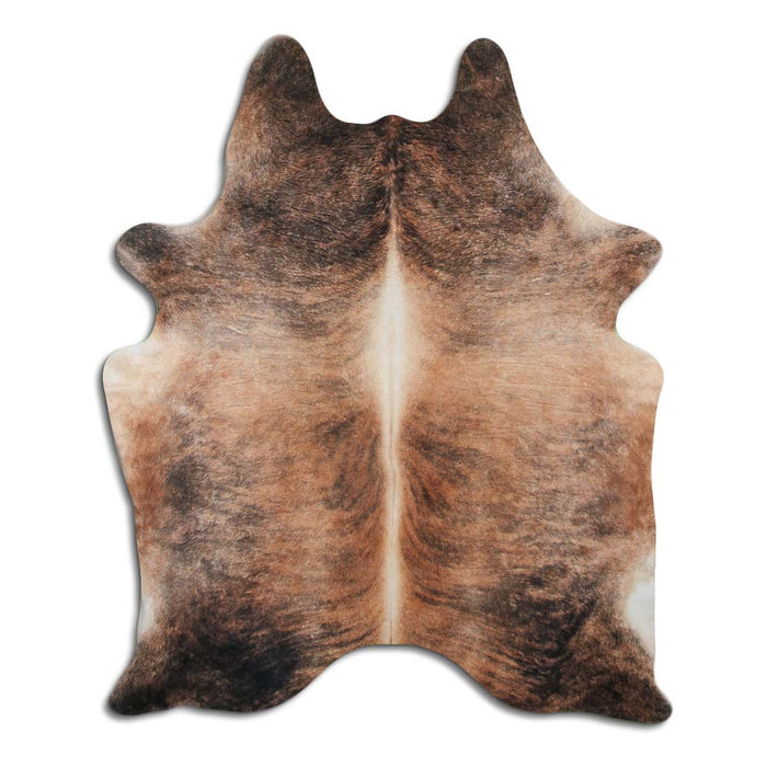 Hair-On Cowhide Rug Beige Brindle