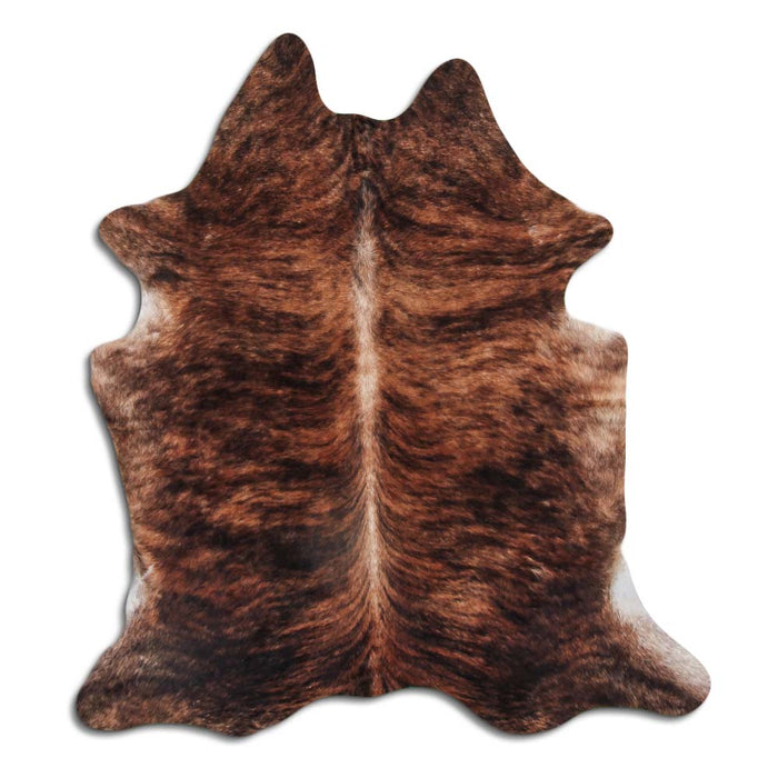 Hair-On Cowhide Rug Beige Brindle