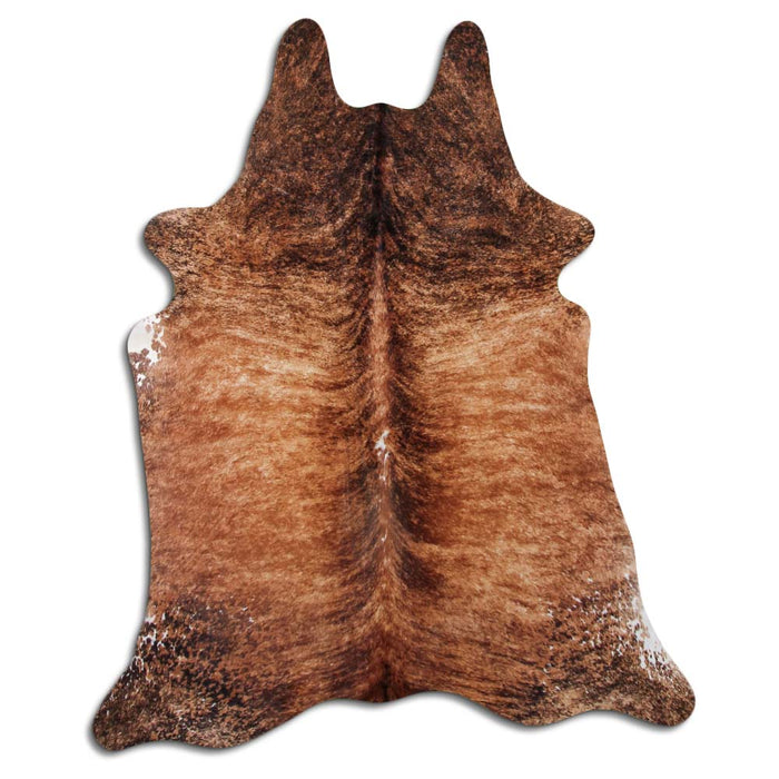 Hair-On Cowhide Rug Beige Brindle