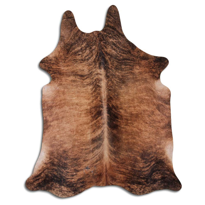 Hair-On Cowhide Rug Beige Brindle