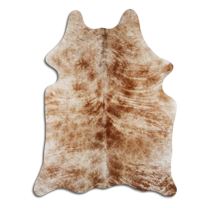 Hair-On Cowhide Rug Beige Brindle