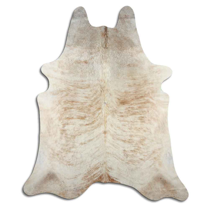 Hair-On Cowhide Rug Beige Brindle