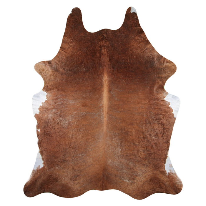 Hair-On Cowhide Rug Beige Brindle