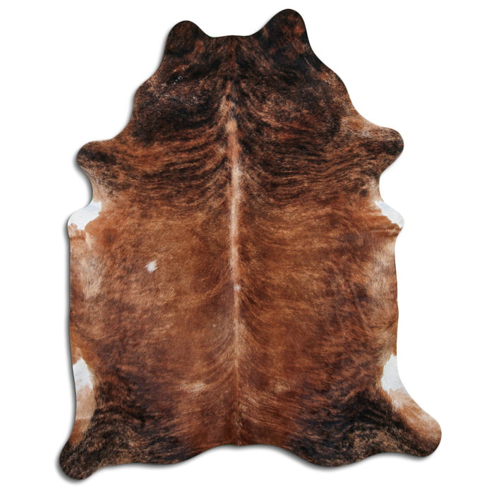 Hair-On Cowhide Rug Beige Brindle