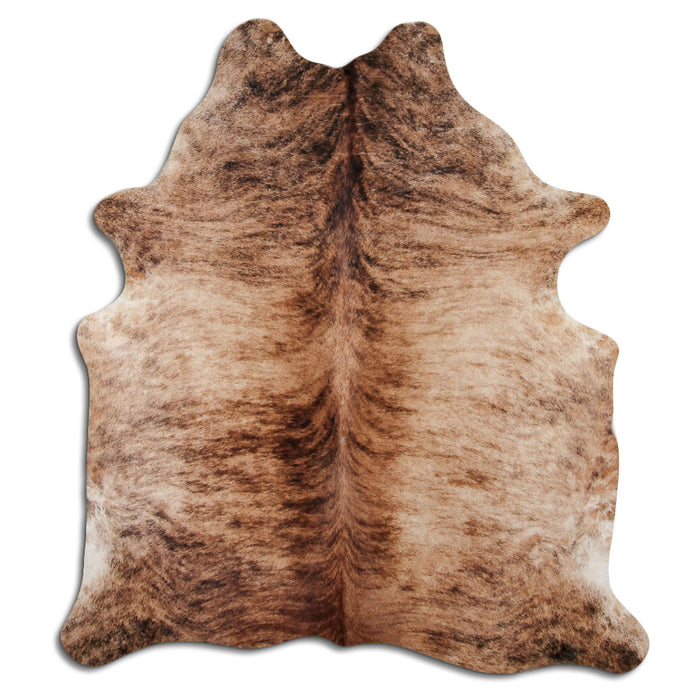 Hair-On Cowhide Rug Beige Brindle