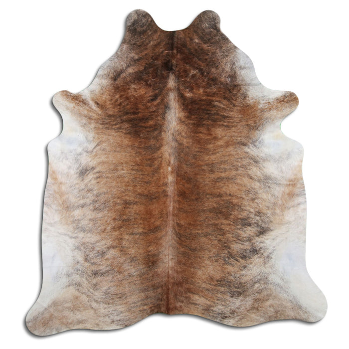 Hair-On Cowhide Rug Beige Brindle