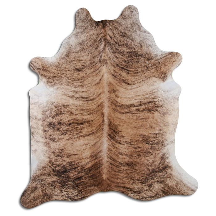 Hair-On Cowhide Rug Beige Brindle