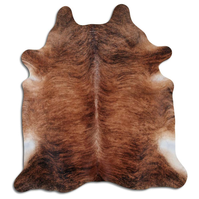 Hair-On Cowhide Rug Beige Brindle