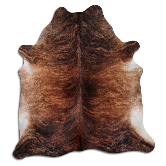 Hair-On Cowhide Rug Beige Brindle