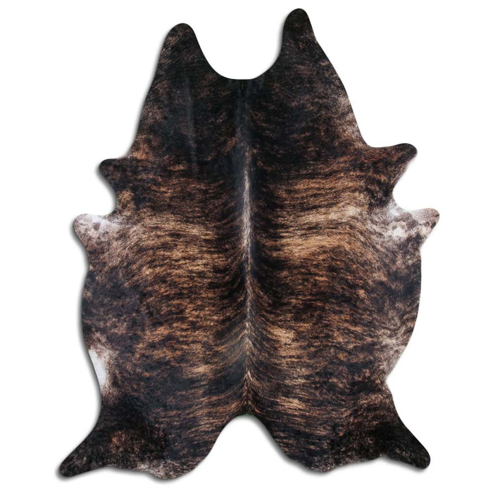 Hair-On Cowhide Rug Beige Brindle