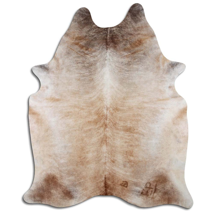 Hair-On Cowhide Rug Beige Brindle