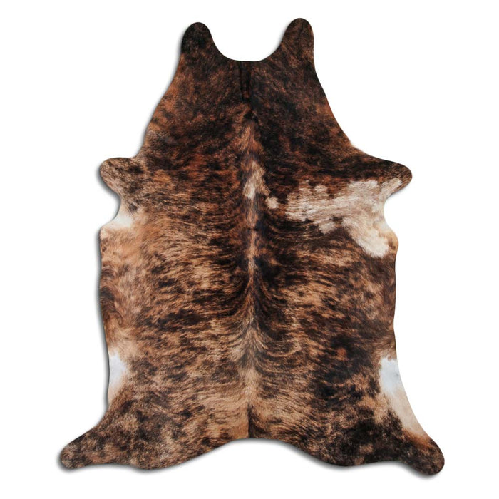 Hair-On Cowhide Rug Beige Brindle