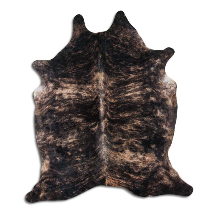 Hair-On Cowhide Rug Beige Brindle