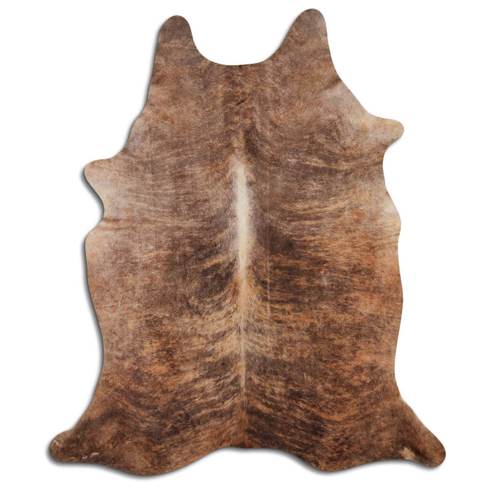 Hair-On Cowhide Rug Beige Brindle