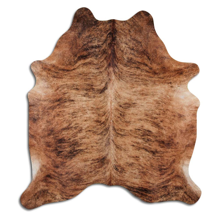 Hair-On Cowhide Rug Beige Brindle