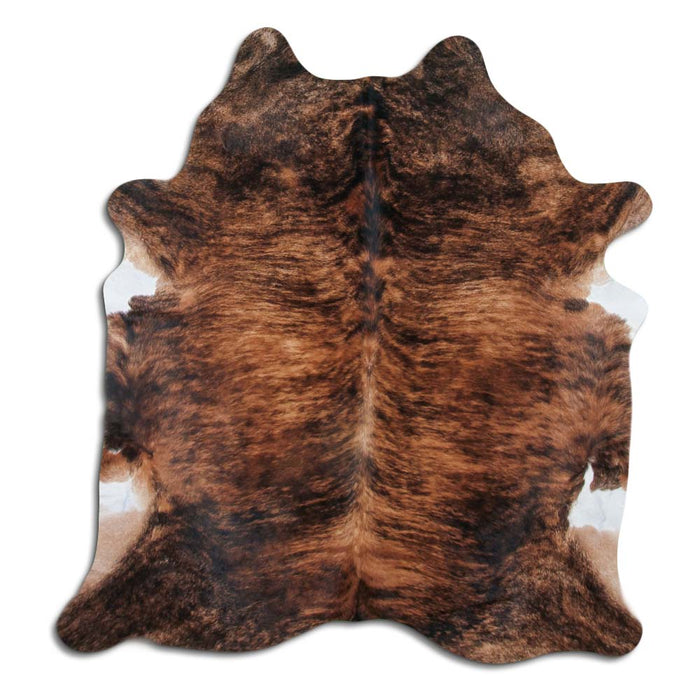 Hair-On Cowhide Rug Beige Brindle