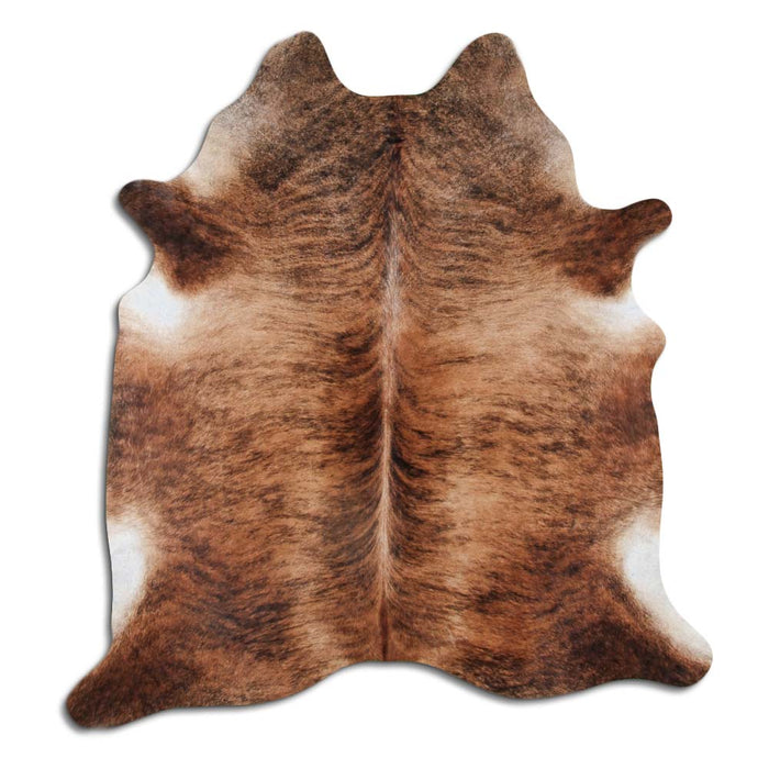 Hair-On Cowhide Rug Beige Brindle