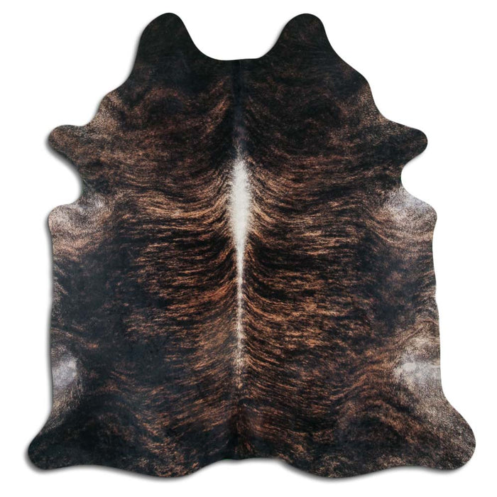 Hair-On Cowhide Rug Beige Brindle