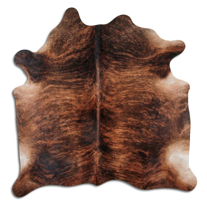 Hair-On Cowhide Rug Beige Brindle