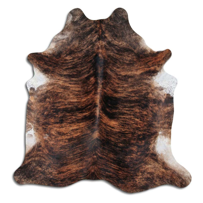 Hair-On Cowhide Rug Beige Brindle