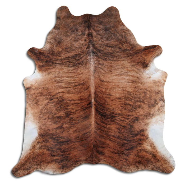 Hair-On Cowhide Rug Beige Brindle