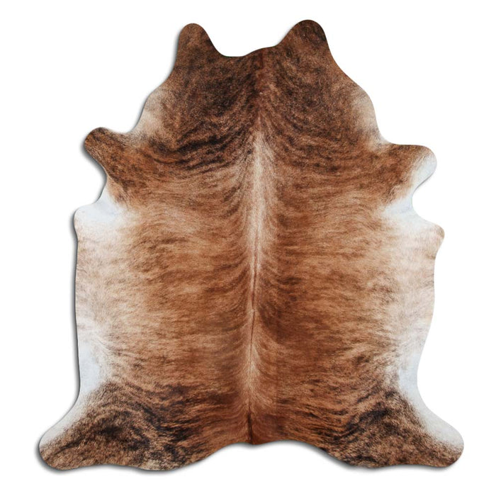 Hair-On Cowhide Rug Beige Brindle