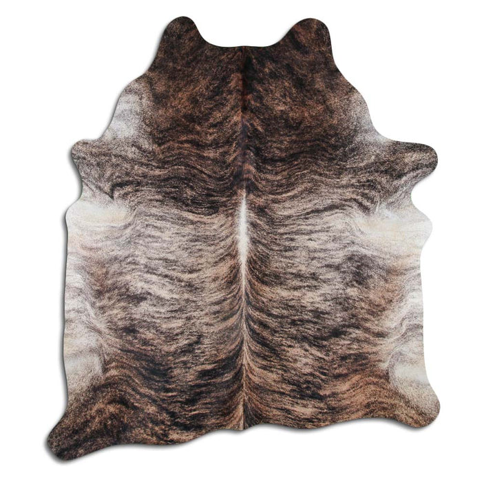 Hair-On Cowhide Rug Beige Brindle