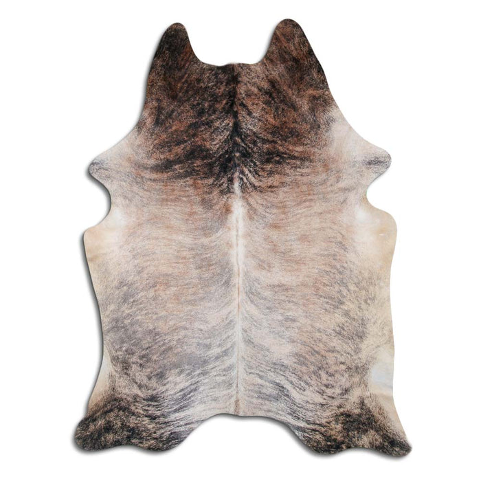 Hair-On Cowhide Rug Beige Brindle