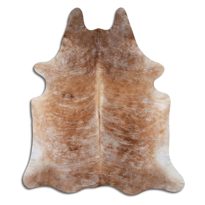 Hair-On Cowhide Rug Beige Brindle