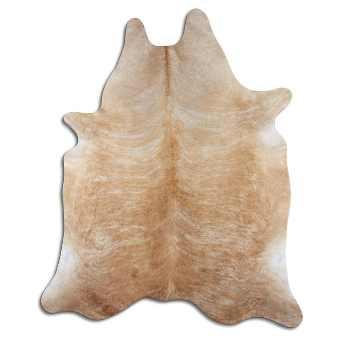 Hair-On Cowhide Rug Beige Brindle