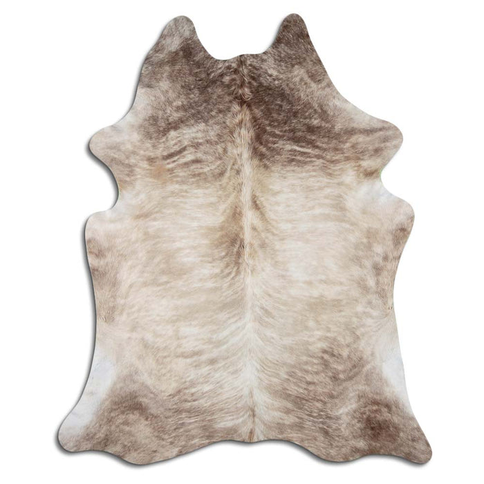 Hair-On Cowhide Rug Beige Brindle